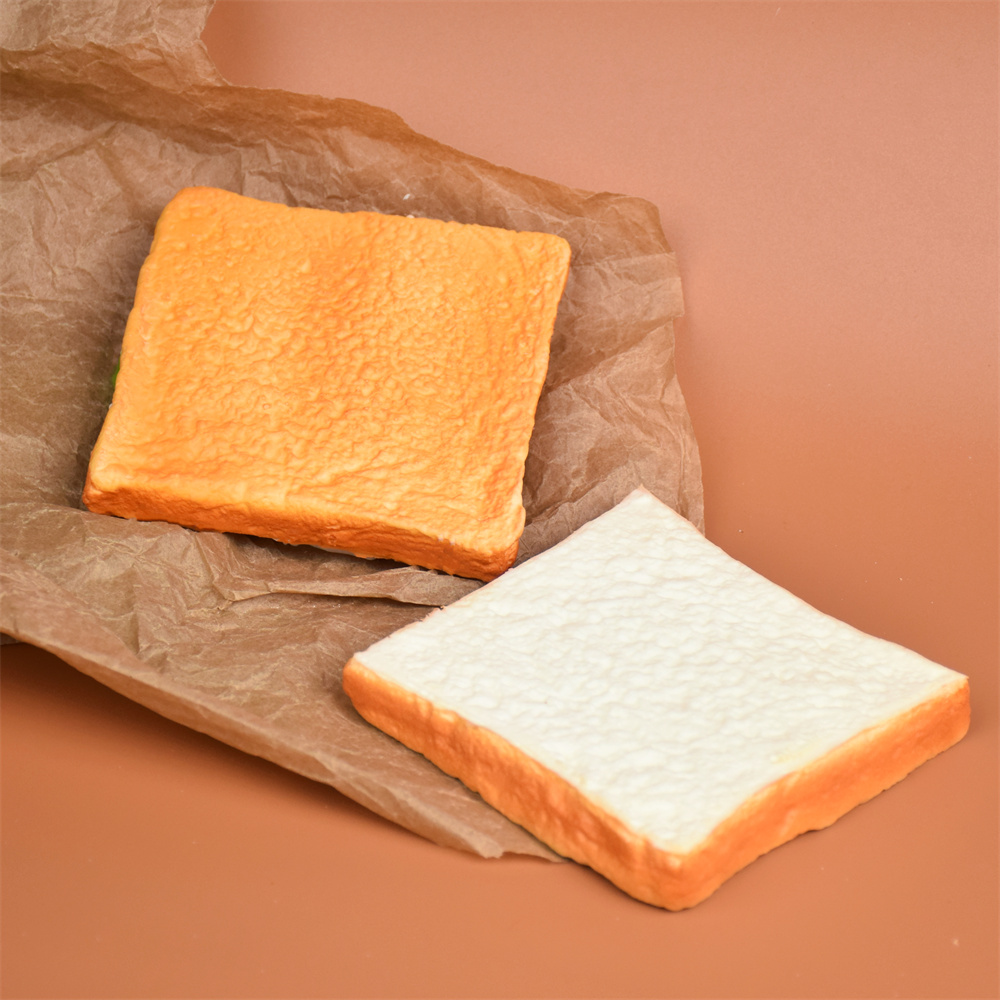 Home Cooking Egg Sandwich - PU Simulated Cooking Toast Slice Bread