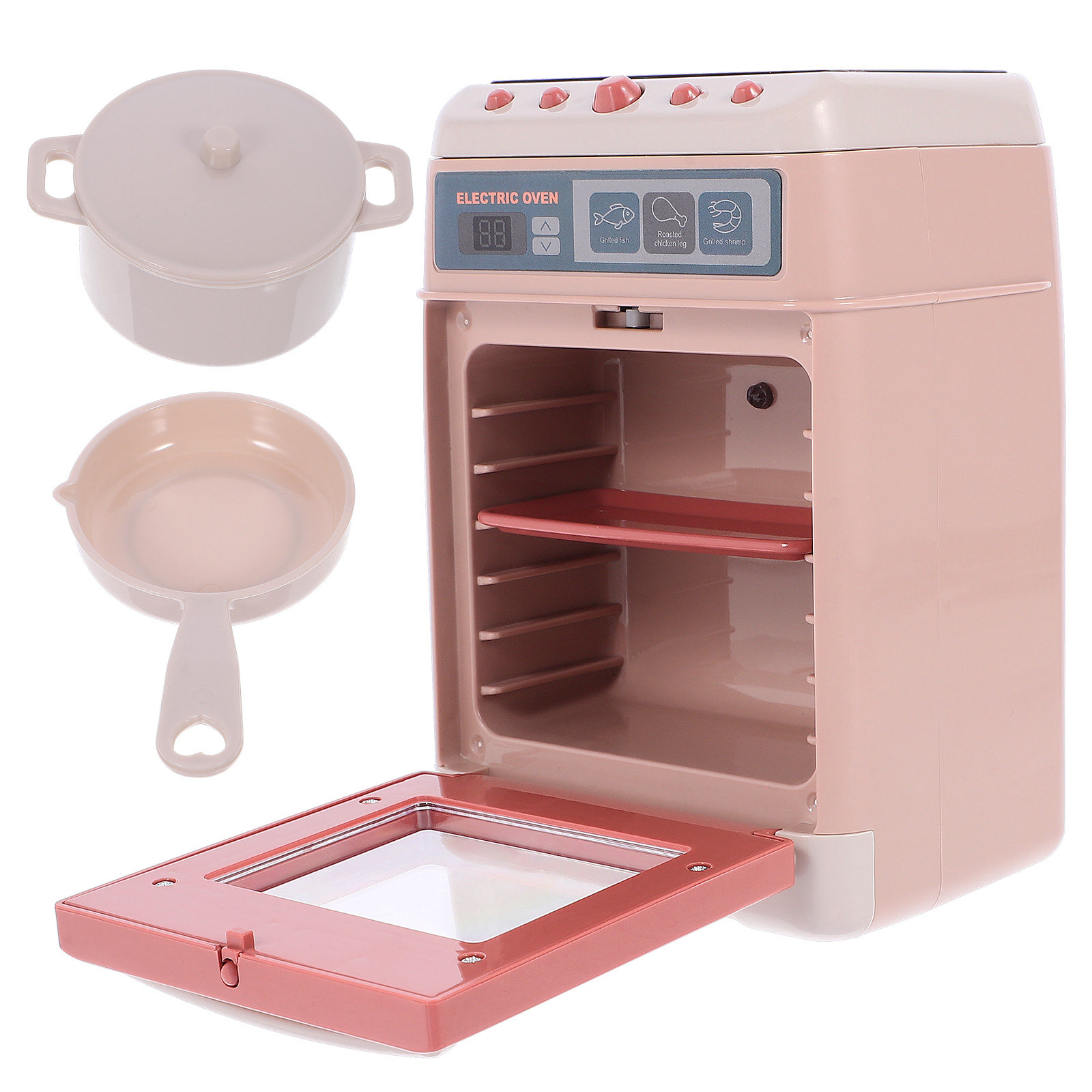 Home Cooking Electric - 1Set Electric Mini Oven Pretend Play