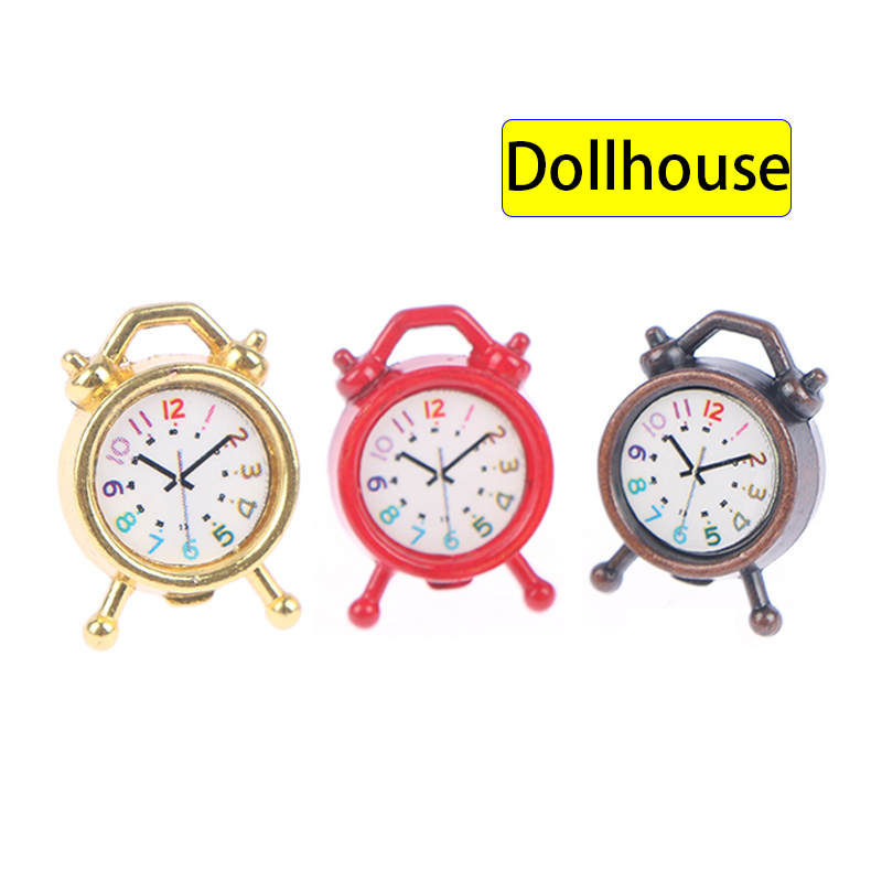 Home Cooking Kitchen - 1PC 1:12 Scale Alarm Clock Doll