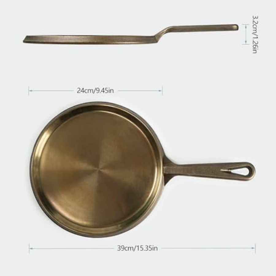 Cast Iron Round Griddle Dia. 9 - Comal Griddle Round incelemesi ve fiyatı