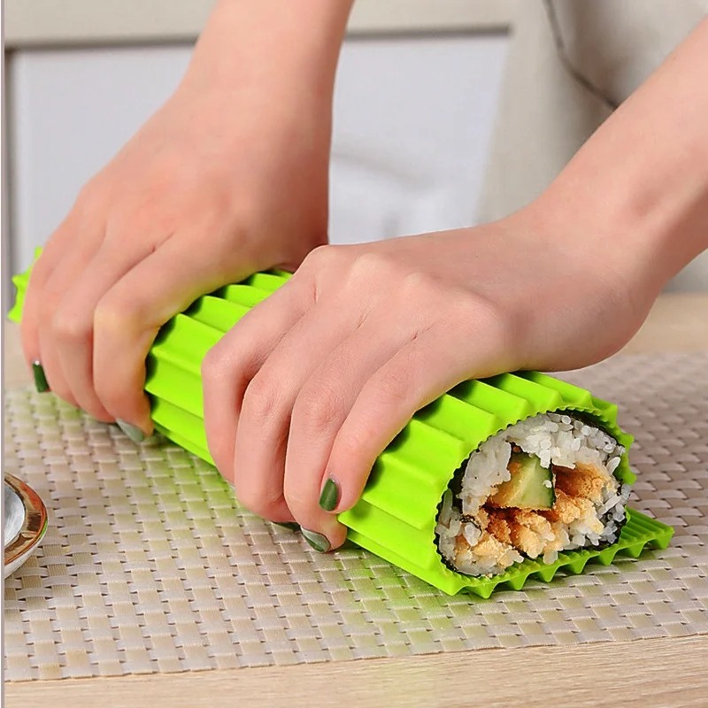 Silicone Hand Roll Sushi Rolli - Sushi Mat Bamboo incelemesi ve fiyatı