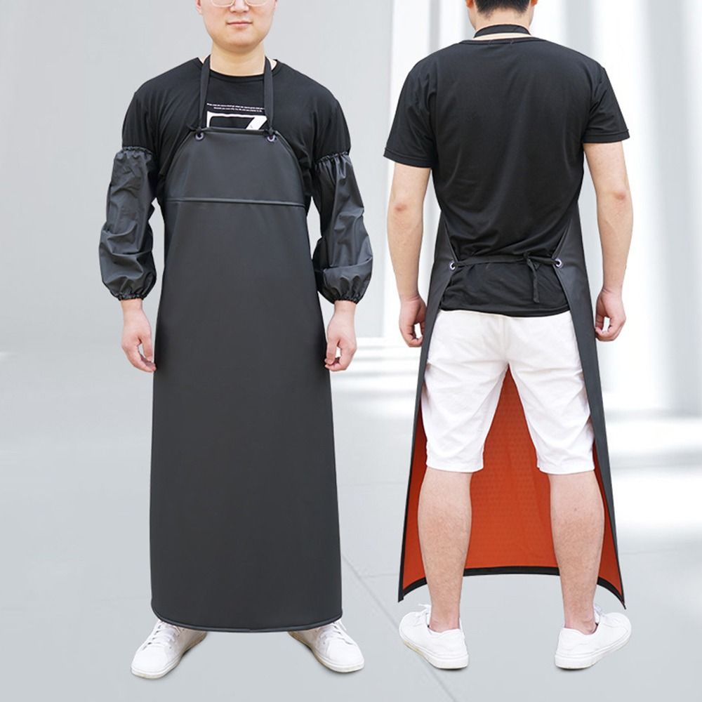 Soft PU Leather Kitchen Apron  - Home Cooking Work incelemesi ve fiyatı