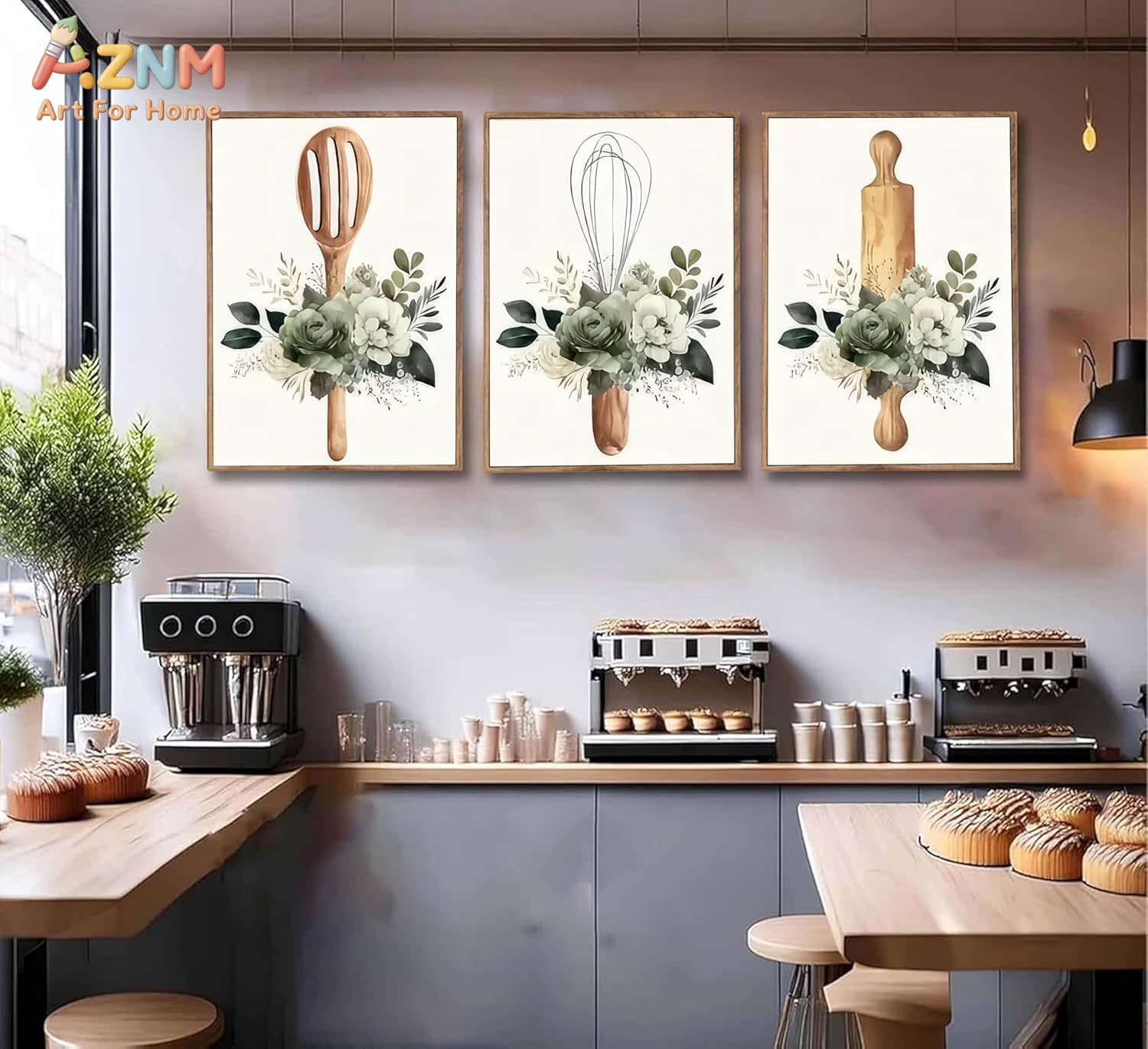 AZNM Kitchen Utensils Floral C - Home Cooking Utensils incelemesi ve fiyatı