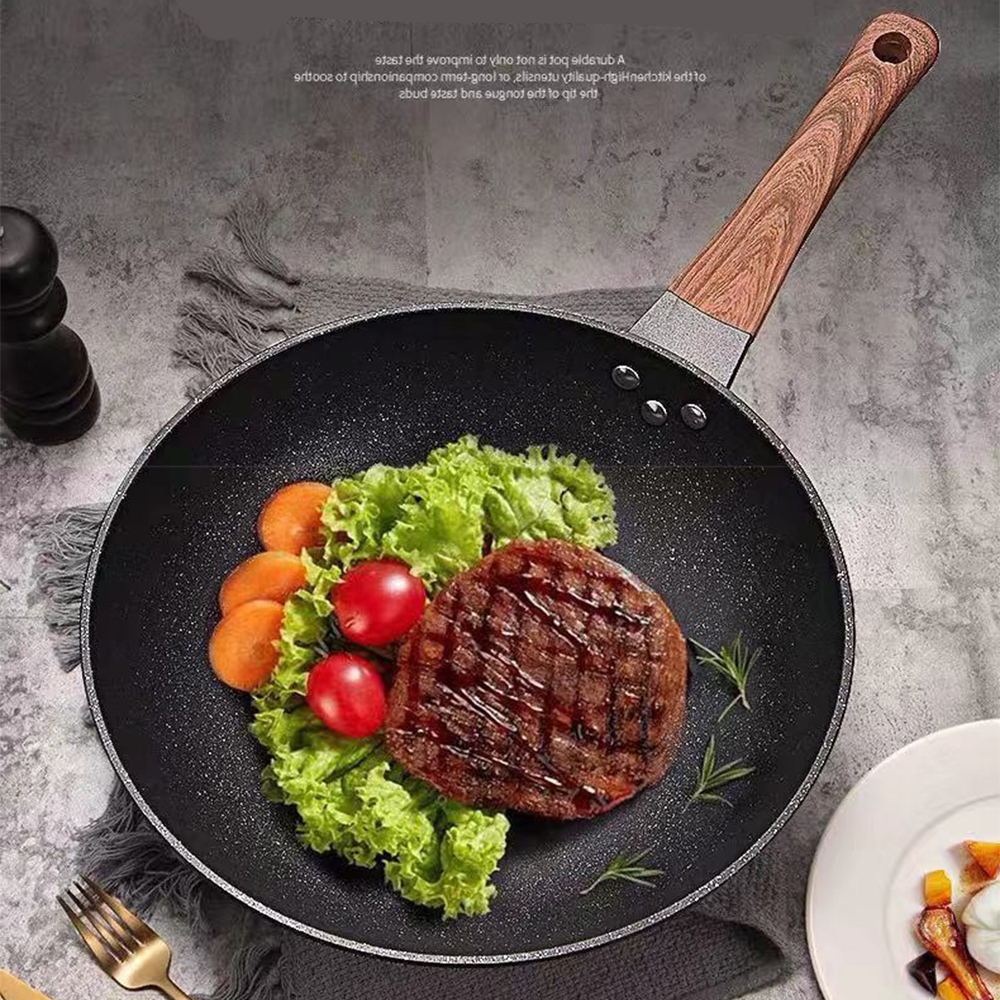 32CM Non-stick Wok Frying Pan  - Home Cooking Cookbook incelemesi ve fiyatı