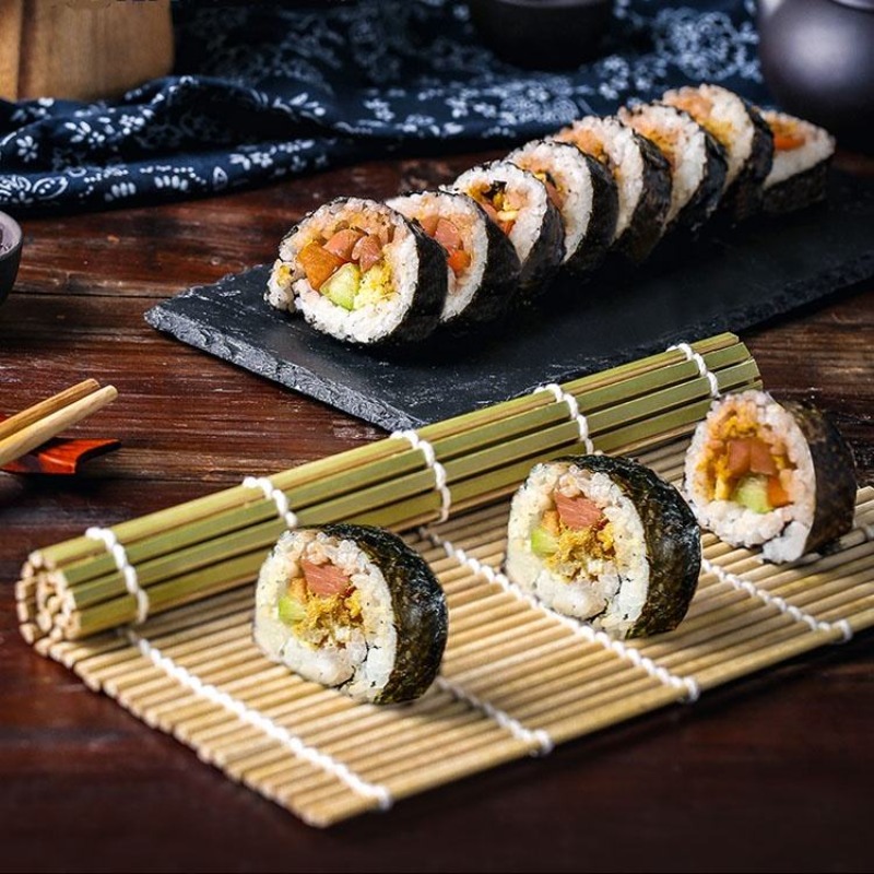 DIY Bamboo Sushi Maker Rolling - Sushi Mat Bamboo incelemesi ve fiyatı