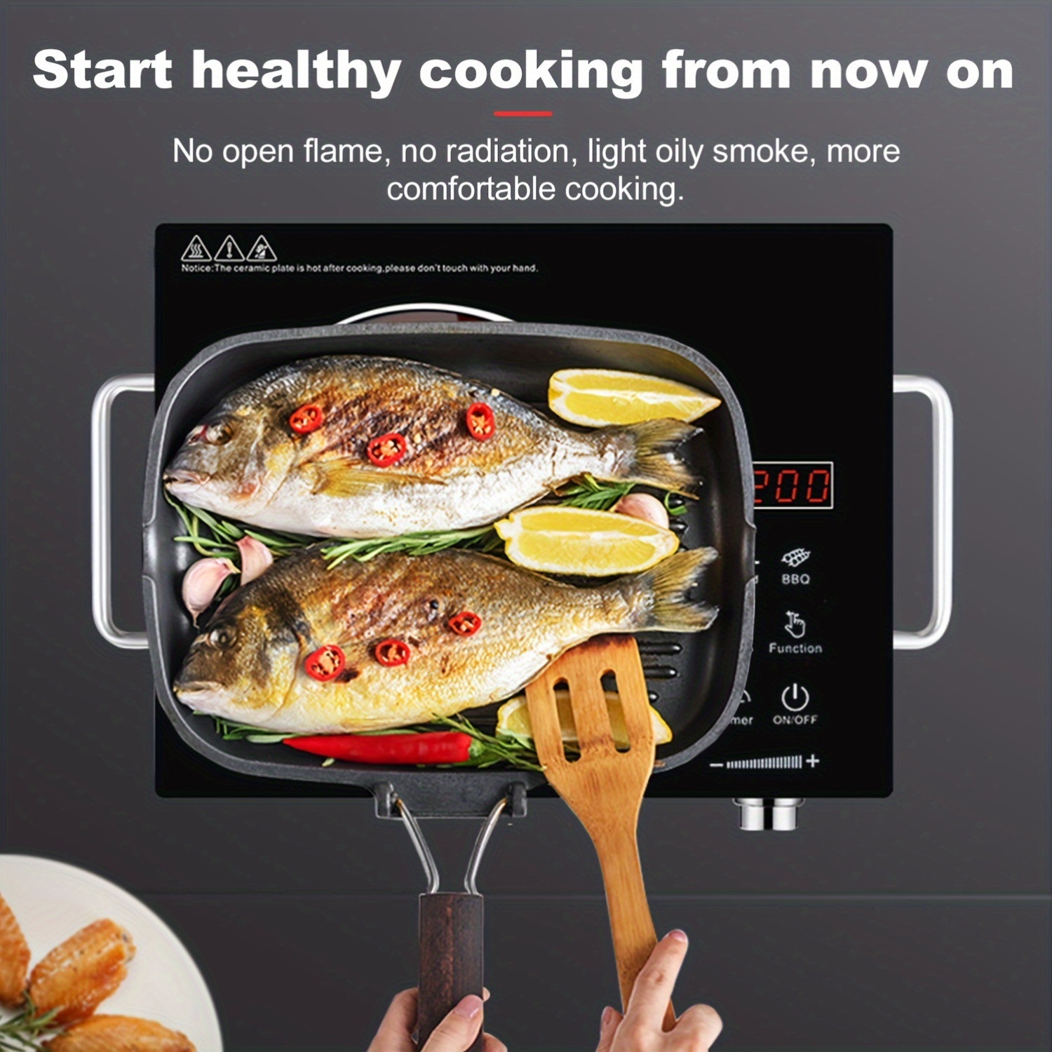 Electric Ceramic Stove, 2200W  - Home Cooking Electric incelemesi ve fiyatı