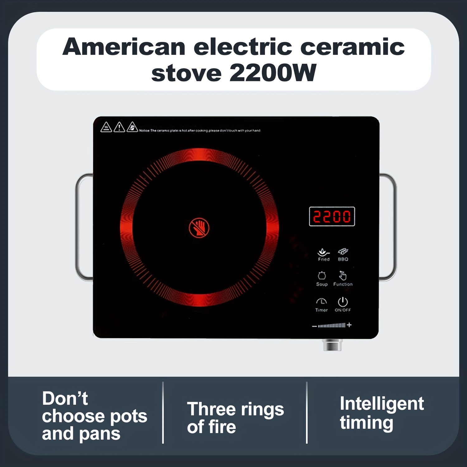 Electric Ceramic Stove, 2200W  - Home Cooking Electric incelemesi ve fiyatı