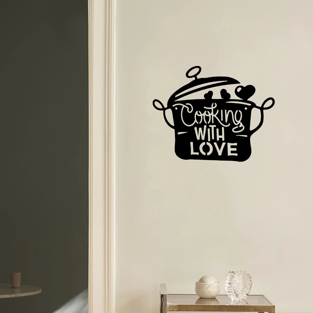 Black Metal Kitchen Pot Sign C - Home Cooking Utensils incelemesi ve fiyatı