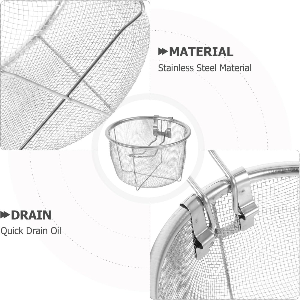 Round Fry Basket with Folding  - Home Cooking In French incelemesi ve fiyatı