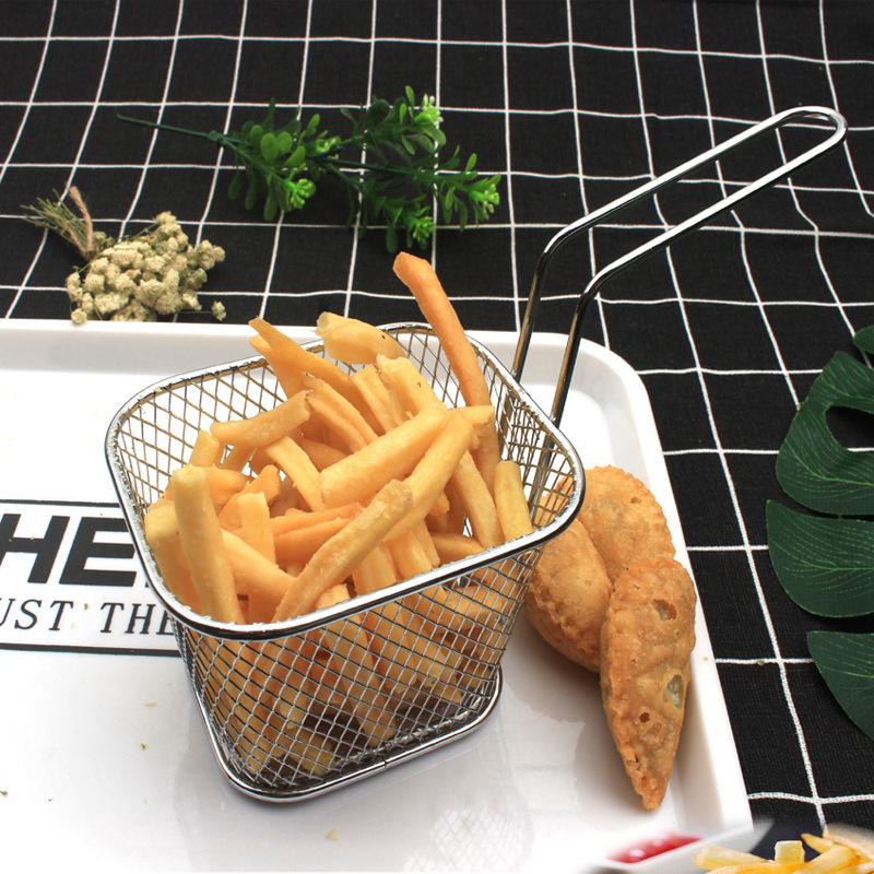 French Fry Basket Portable Mes - Home Cooking In French incelemesi ve fiyatı