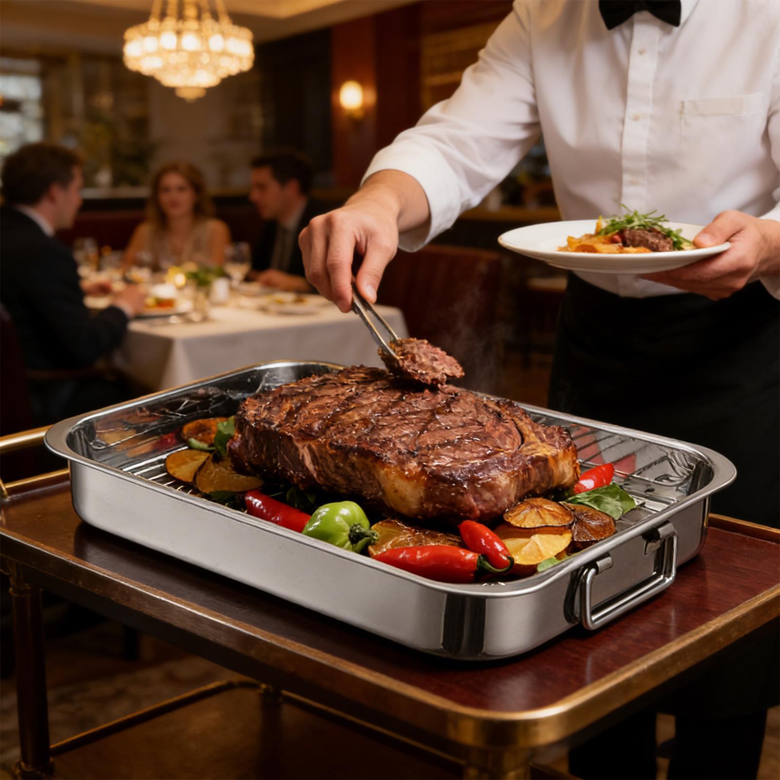 42cm Roasting Pan With Rack St - Home Cooking Utensils incelemesi ve fiyatı