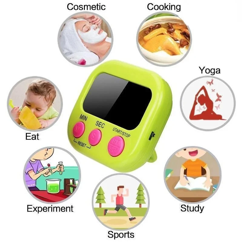 Kitchen Timer Magnetic LCD Dig - Home Cooking Cookbook incelemesi ve fiyatı