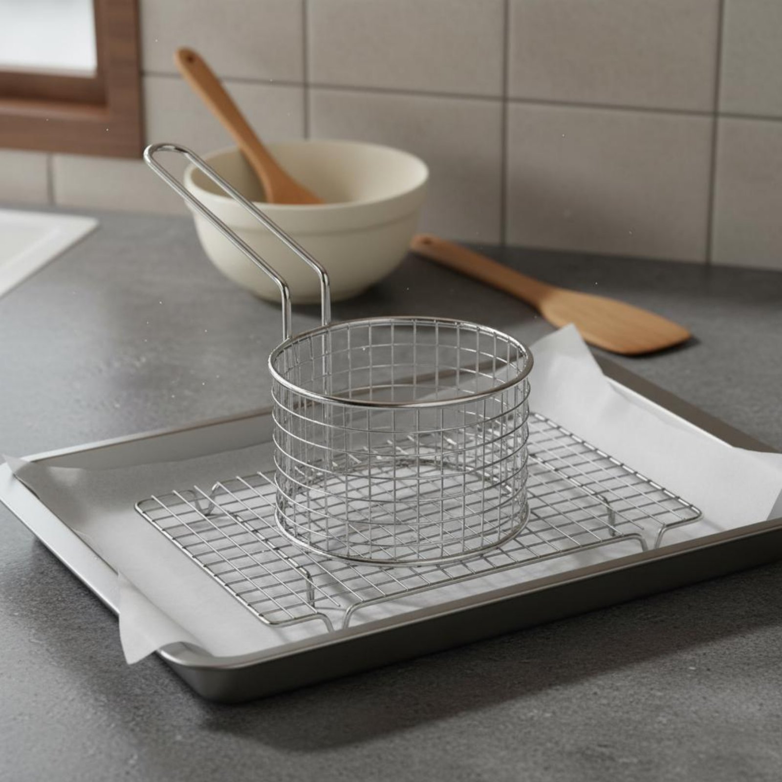 Stainless Steel Chip Basket Ea - Home Cooking Utensils incelemesi ve fiyatı