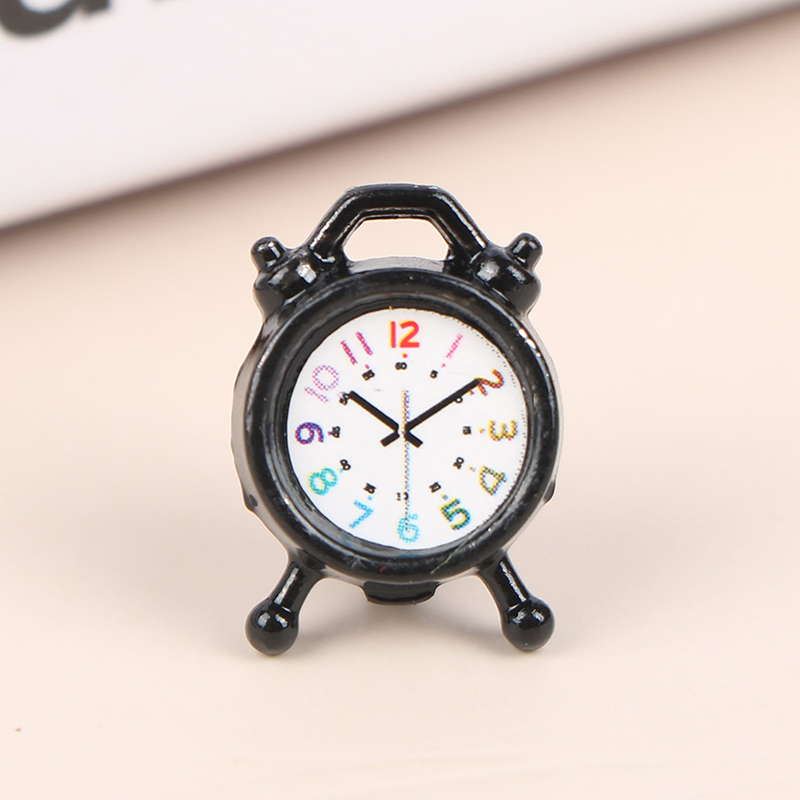 1PC 1:12 Scale Alarm Clock Dol - Home Cooking Kitchen incelemesi ve fiyatı