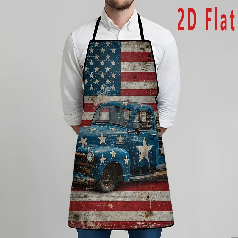 1Pc Vintage Stars and Stripes  - Home Cooking Work incelemesi ve fiyatı
