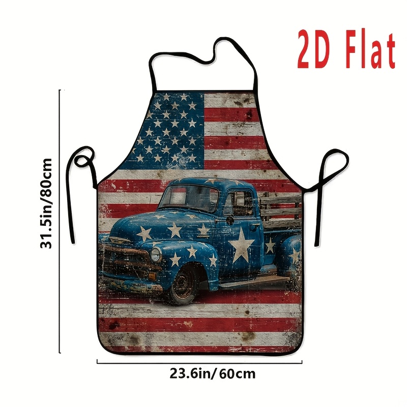 1Pc Vintage Stars and Stripes  - Home Cooking Work incelemesi ve fiyatı
