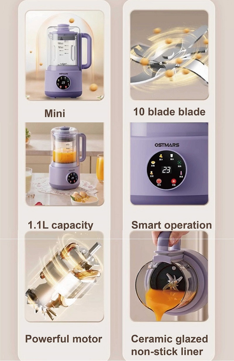 600W Home Soy Milk Machine 110 - Home Cooking Electric incelemesi ve fiyatı