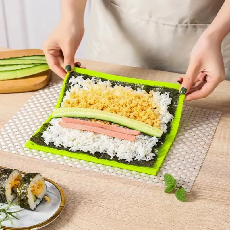 Reusable Silicone Sushi Roller - Sushi Mat Bamboo incelemesi ve fiyatı