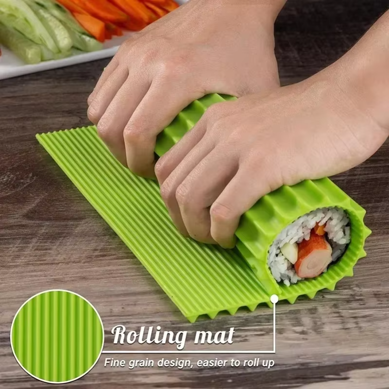 Reusable Silicone Sushi Roller - Sushi Mat Bamboo incelemesi ve fiyatı