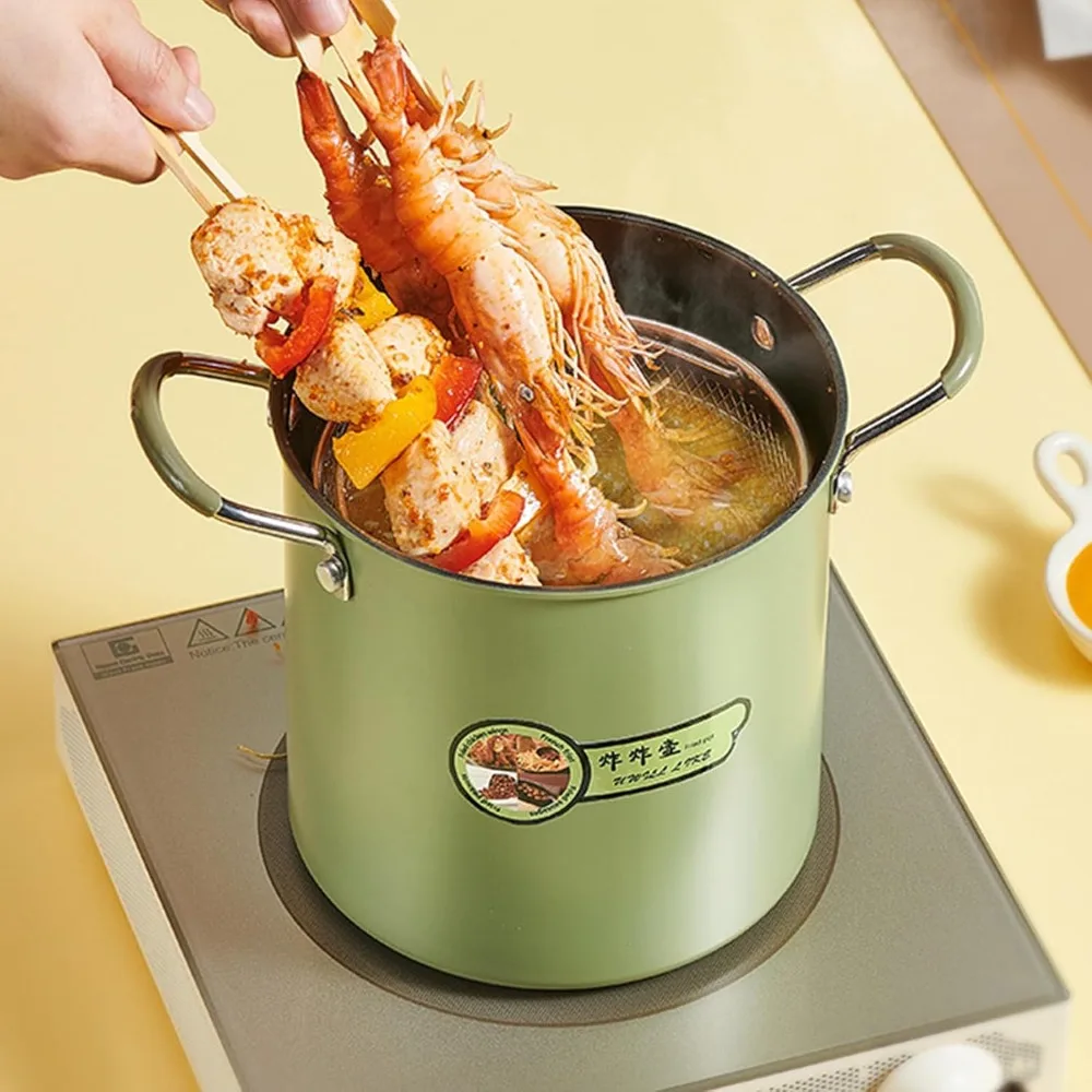 3L Pasta Pot Deep Frying Pot w - Home Cooking In French incelemesi ve fiyatı