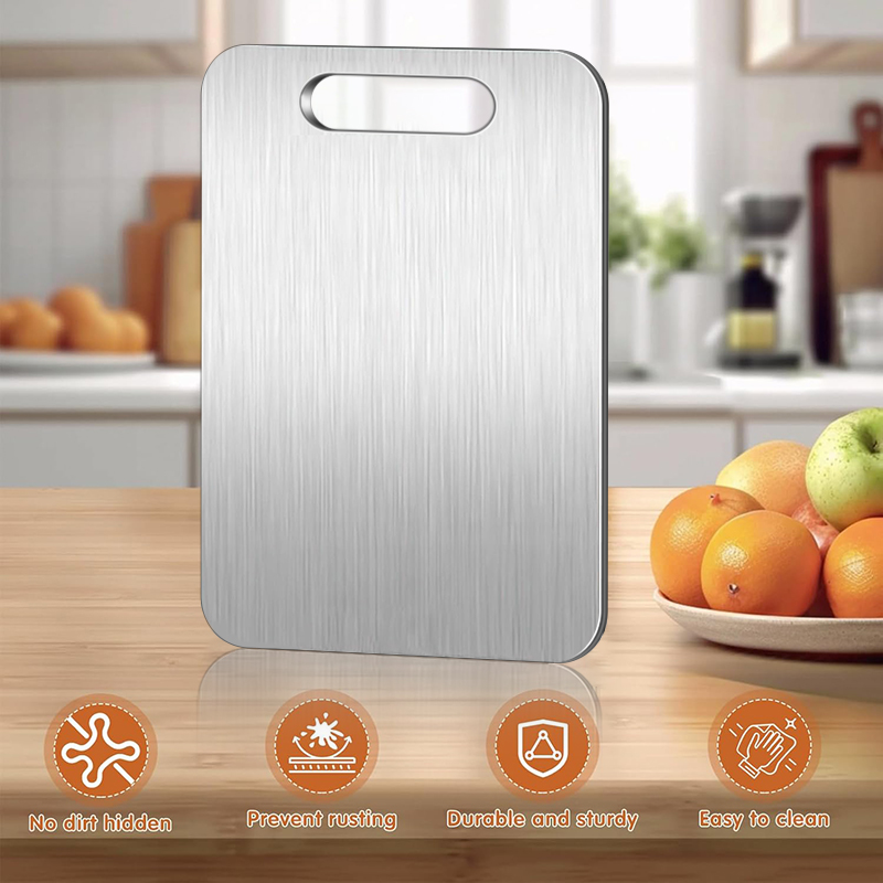 1pc Stainless Steel Cutting Bo - Home Cooking Kitchen incelemesi ve fiyatı