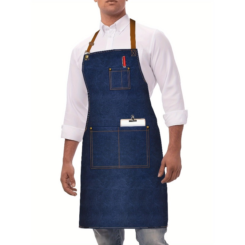 Denim Work Apron for Men Women - Home Cooking Work incelemesi ve fiyatı