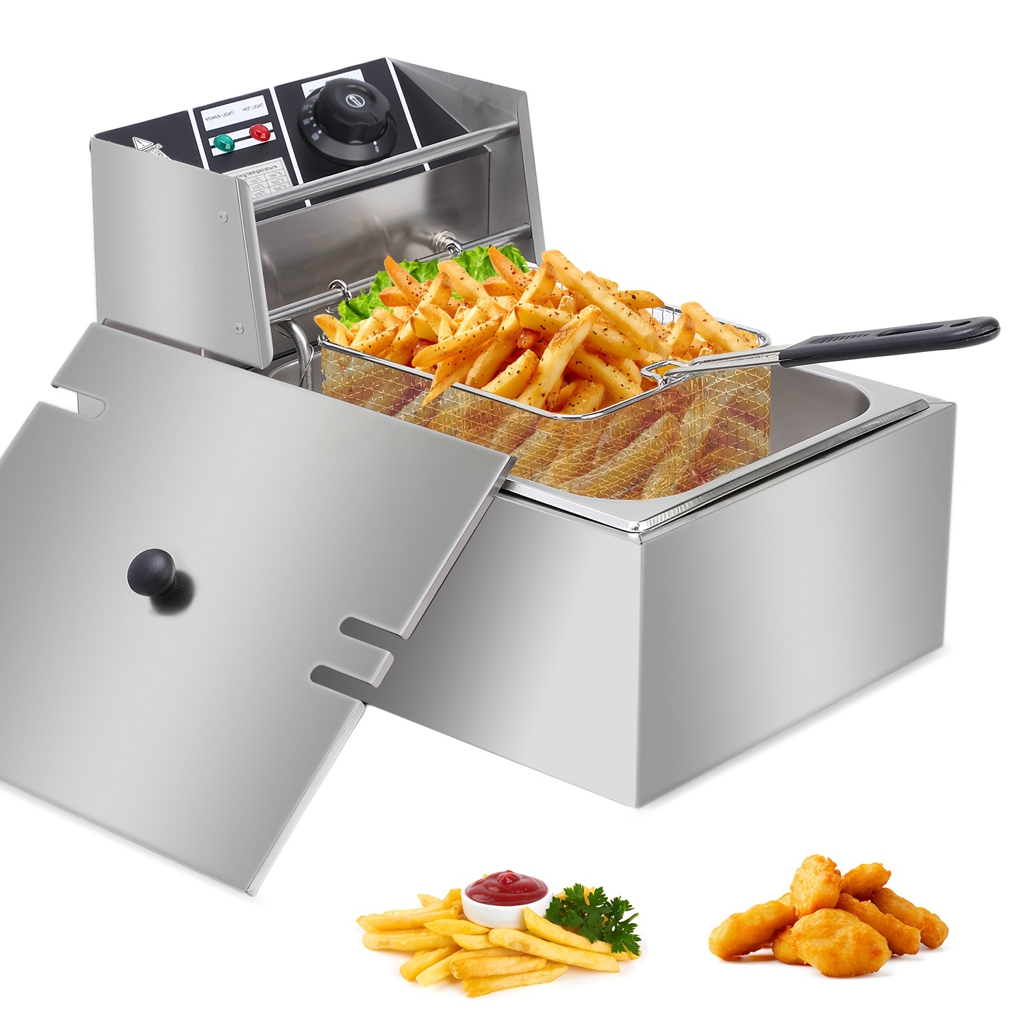 1.59gal Electric Deep Fryer, w - Home Cooking Electric incelemesi ve fiyatı