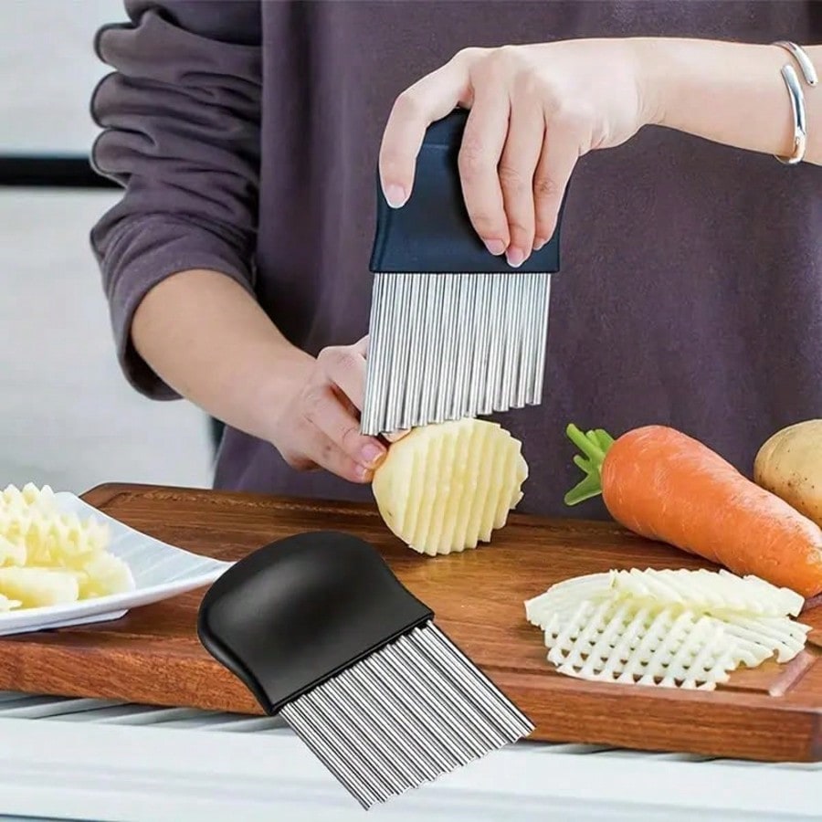Stainless Steel Crinkle Cut Kn - Home Cooking In French incelemesi ve fiyatı
