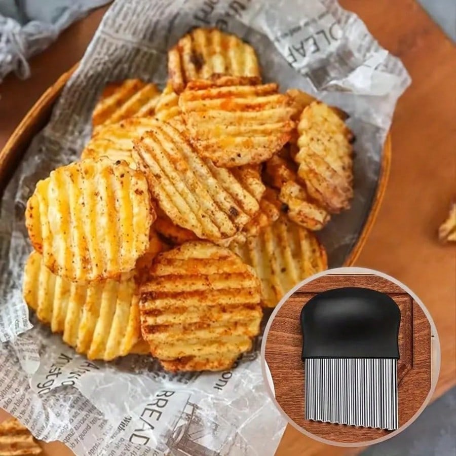 Stainless Steel Crinkle Cut Kn - Home Cooking In French incelemesi ve fiyatı