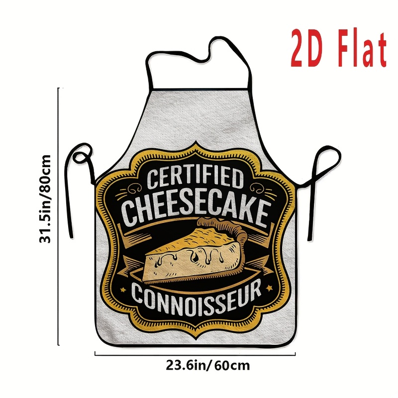 1Pc Cheesecake Printed Apron 6 - Home Cooking Work incelemesi ve fiyatı