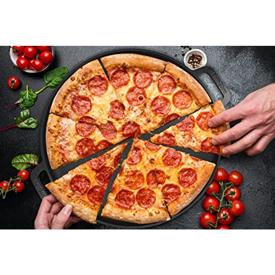 16 Inch Cast Iron Pizza Pan Ro - Comal Griddle Round incelemesi ve fiyatı