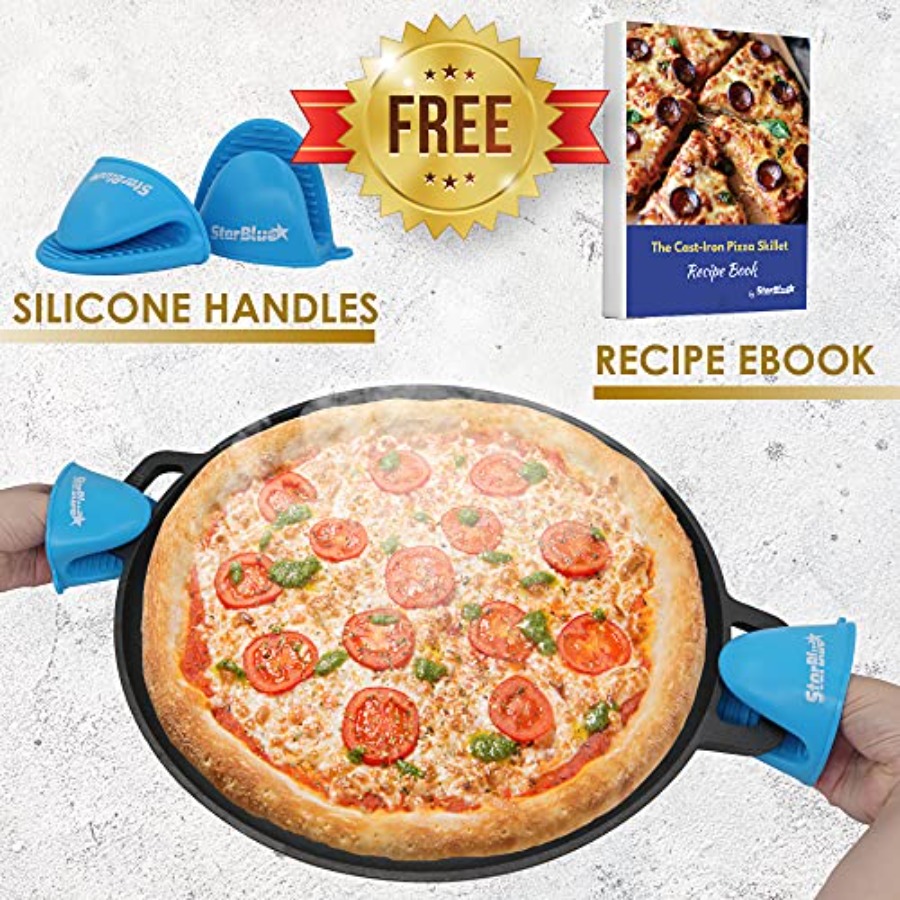 16 Inch Cast Iron Pizza Pan Ro - Comal Griddle Round incelemesi ve fiyatı