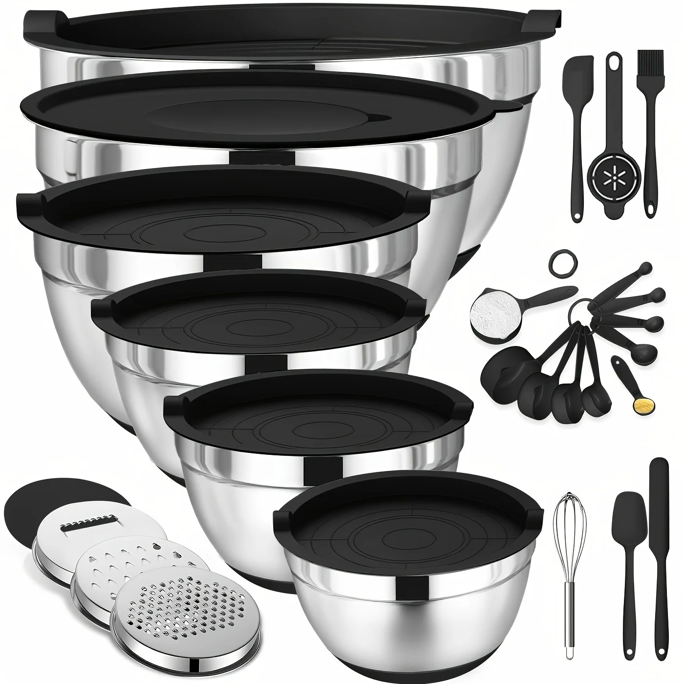 Set of Mixing Bowls Made of St - Home Cooking Kitchen incelemesi ve fiyatı