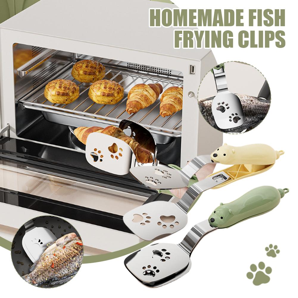 1/2pcs Bear Fish Tongs Flipper - Home Cooking Utensils incelemesi ve fiyatı