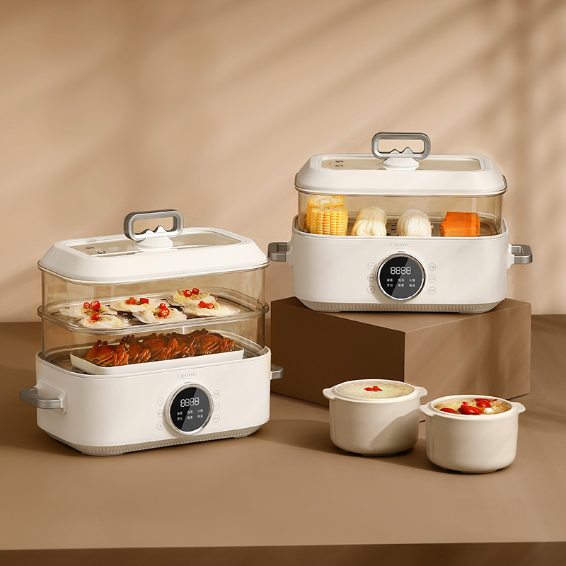 10L 3-in-1 Electric Food Steam - Home Cooking Electric incelemesi ve fiyatı
