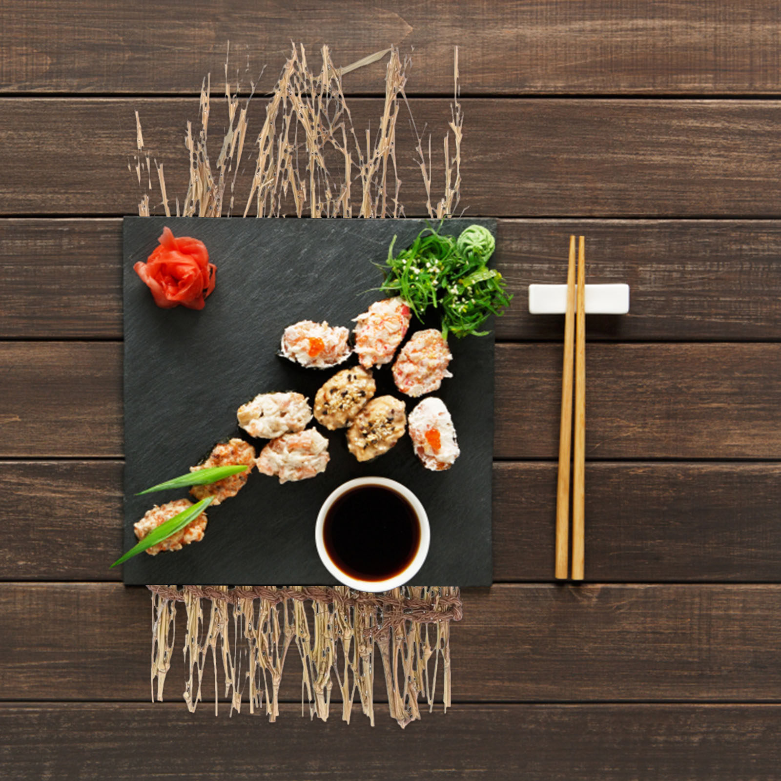 1Set Authentic Japanese Sushi  - Sushi Mat Bamboo incelemesi ve fiyatı