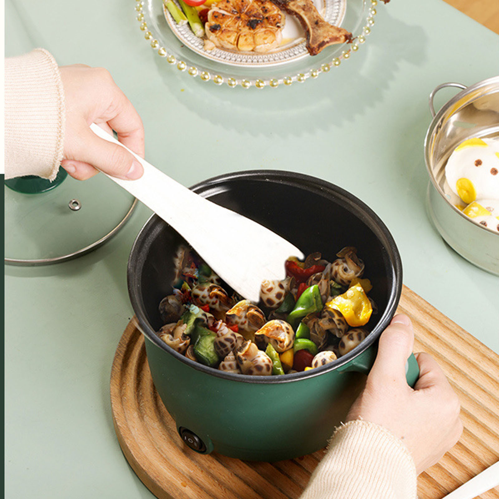 Electric Cooking Pot 1.5L 600W - Home Cooking Electric incelemesi ve fiyatı