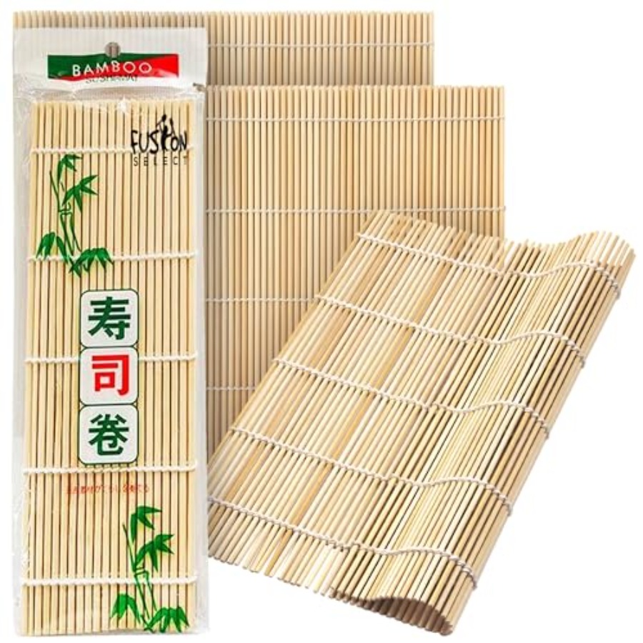 3 Pk Bamboo Sushi Mat - Sushi  - Sushi Mat Bamboo incelemesi ve fiyatı